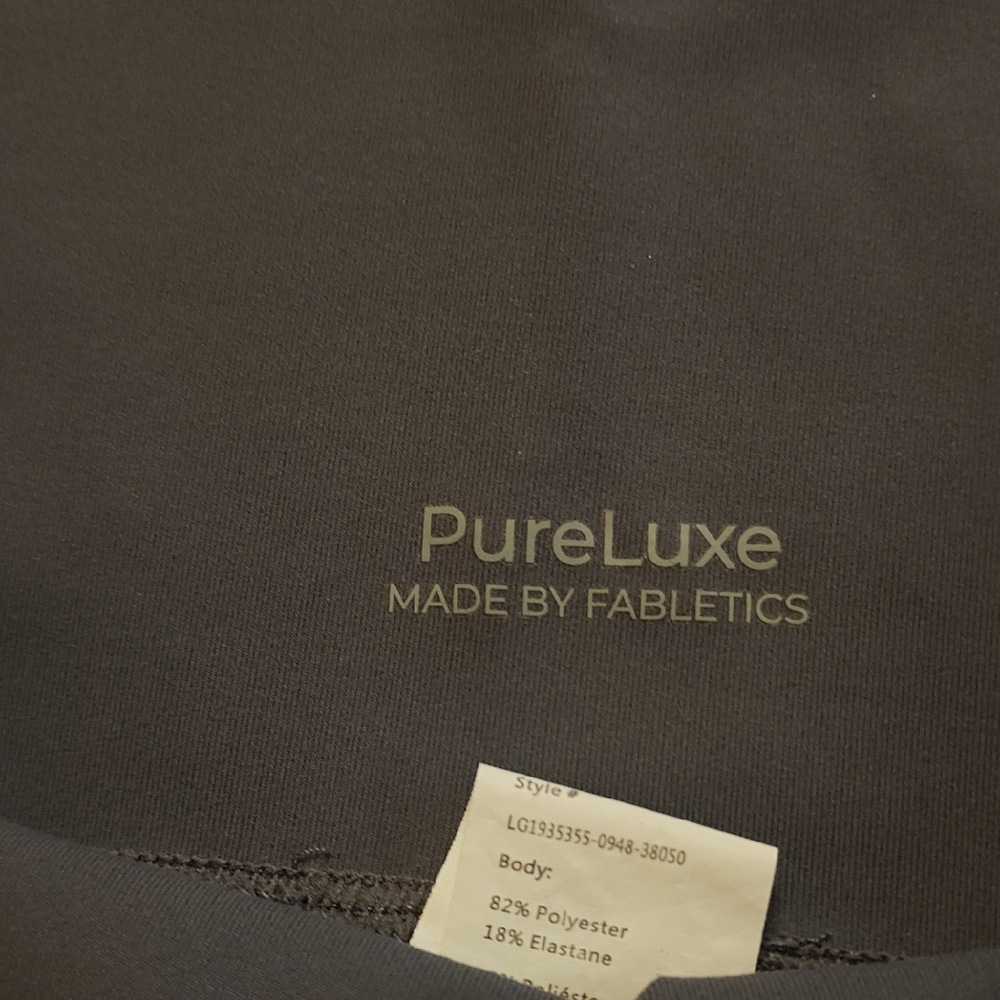 Fabletics PureLuxe Dark Gray Leggings - Picture 2 of 4